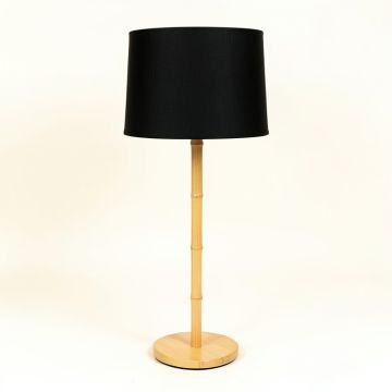 Willow Dale Floor Lamp With A Plain Fabric Shade - Black (synthetic illustration; no displayed measurements)