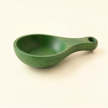 Holly Branch Cooking Spoon - Green (synthetic illustration; no displayed measurements)