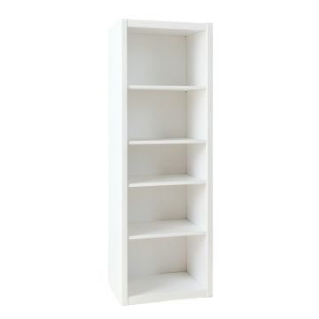 Vale Bend Narrow Cubby Tower - White
