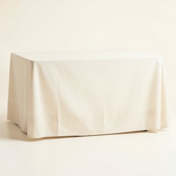 Oak Brook Flat Bed Sheet - Ivory (synthetic illustration; no displayed measurements)