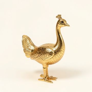 Lovely Peacock Figurine (synthetic illustration; no displayed measurements)