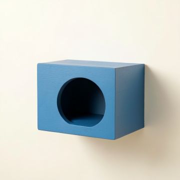 Flint Brook Wall-Mounted Cat Perch - Blue (synthetic illustration; no displayed measurements)