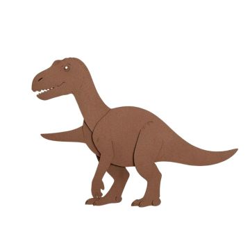 Marcantonio Dinosaur Portrait Parasaurolophus Paper Print