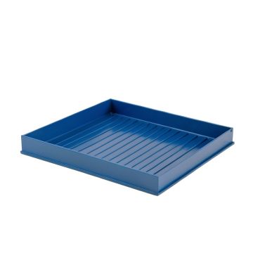 Ridge Branch Empty Under-Desk Cable Tray - Blue