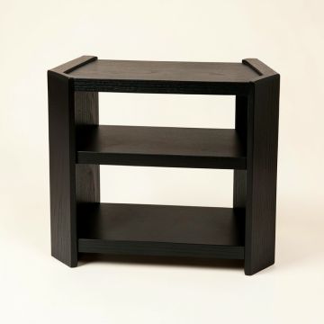 Juniper Branch Empty Countertop Canister Rack - Black (synthetic illustration; no displayed measurements)