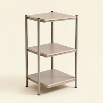 Denaysia 31.97 '' H X 23.23 '' W X 13 '' D 3-Tier Corner Shelf And Bathroom Storage Rack (synthetic illustration; no displayed measurements)