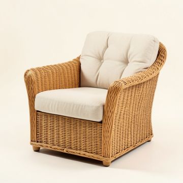 Bouirou 42 '' Wide Tufted Papasan Chair (synthetic illustration; no displayed measurements)