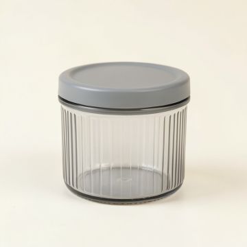 Willow Bluff Storage Canister With Lid - Gray (synthetic illustration; no displayed measurements)
