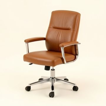 Hortencia Genuine Leather Conference Chair (synthetic illustration; no displayed measurements)