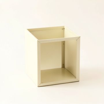 Holly Branch Empty Raised Planter - Ivory (synthetic illustration; no displayed measurements)