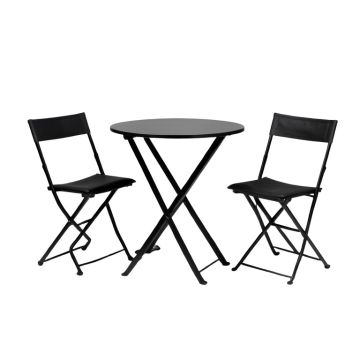 Folding Steel Bistro Set