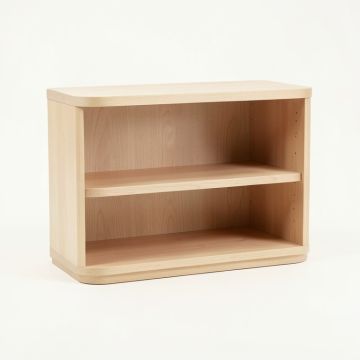 Maple Branch Low Bookcase - Beige (synthetic illustration; no displayed measurements)