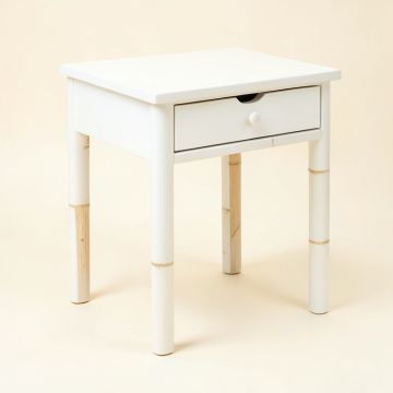 Reed Crossing Side Table - White (synthetic illustration; no displayed measurements)