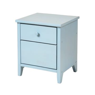 Krikor 1 - Drawer Nightstand In Light Blue