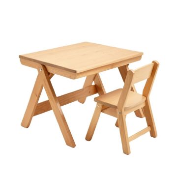 Wooden Lift-Top Kids Piece Activity Table And Chair Set