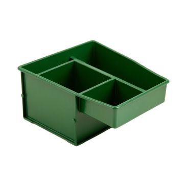 Moss Arc Empty Coffee-Station Organizer - Green (synthetic illustration; no displayed measurements)