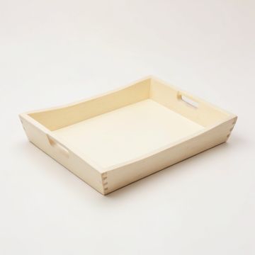 Dawn Bend Serving Tray - Cream (synthetic illustration; no displayed measurements)