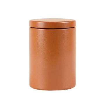 Alder Brook Storage Canister With Lid - Terracotta