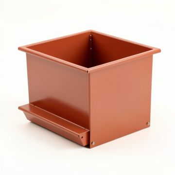Fern Brook Empty Raised Planter - Terracotta (synthetic illustration; no displayed measurements)