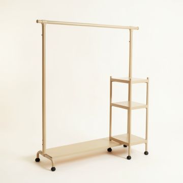Reed Branch Empty Garment Rack - Beige (synthetic illustration; no displayed measurements)