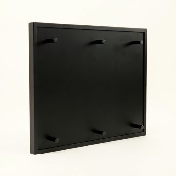 Cove Dell Empty Wall-Mounted Tool Organizer Panel - Black (synthetic illustration; no displayed measurements)