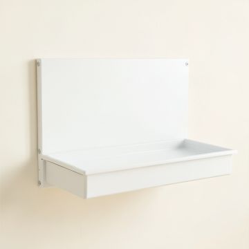 Field Canyon Empty Wall-Mounted Tool Organizer Panel - White (synthetic illustration; no displayed measurements)