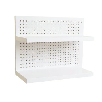 Brook Brook Empty Wall-Mounted Tool Organizer Panel - White