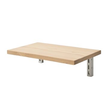 Joao 2 Piece Poplar Solid Wood Floating Shelf