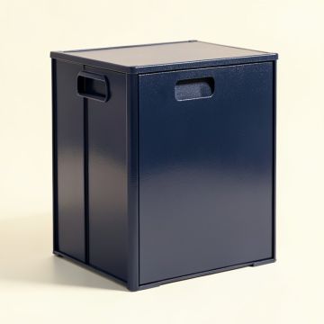 Olive Bend Closed Outdoor Storage Box - Navy (synthetic illustration; no displayed measurements)