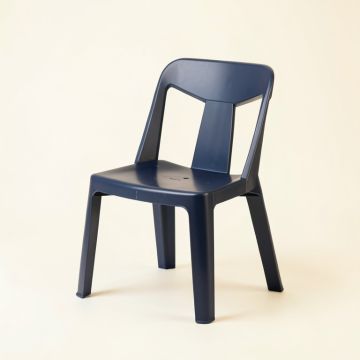 Laurel Bend Small Chair - Navy (synthetic illustration; no displayed measurements)