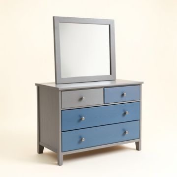 Evanoff 7 Drawer Dresser With Mirror (synthetic illustration; no displayed measurements)