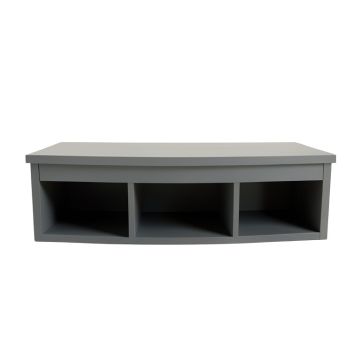 Flint Bend Shoe Storage Bench - Gray