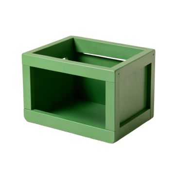 Wren Bend Empty Furniture-Style Pet Crate - Green