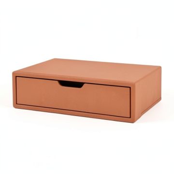 Fern Edge Desktop Monitor Riser - Terracotta (synthetic illustration; no displayed measurements)
