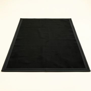 Hill Bridge Rectangular Outdoor Rug - Black (synthetic illustration; no displayed measurements)