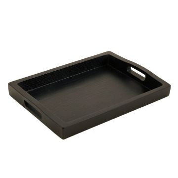 Oak Branch Serving Tray - Black