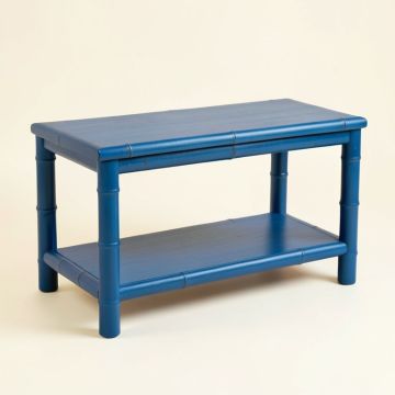 Linden Dale Indoor Bench - Blue (synthetic illustration; no displayed measurements)