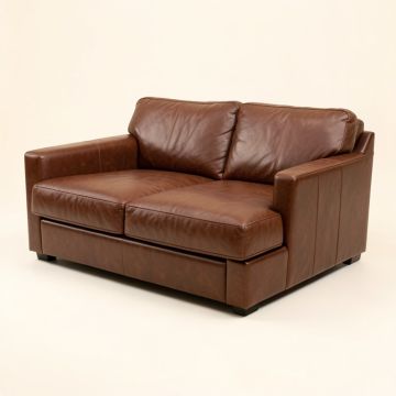 Bartlett Full 69.9 '' Wide Faux Leather Tight Back Convertible Sofa (synthetic illustration; no displayed measurements)