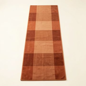 Meadow Arc Narrow Runner Rug - Terracotta (synthetic illustration; no displayed measurements)