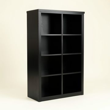 Meadow Brook Freestanding Bookcase - Black (synthetic illustration; no displayed measurements)