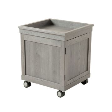 Birch Dale Empty Rolling Workshop Cart - Gray