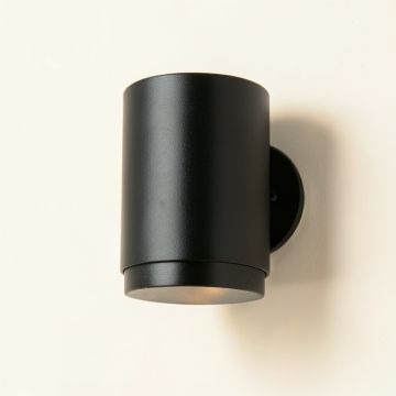 Dawn Bridge Wall Sconce Mounted On A Plain Wall - Black (synthetic illustration; no displayed measurements)