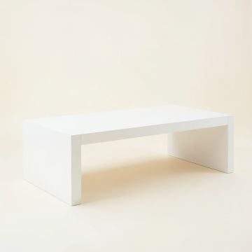 Cedar Canyon Coffee Table - White (synthetic illustration; no displayed measurements)
