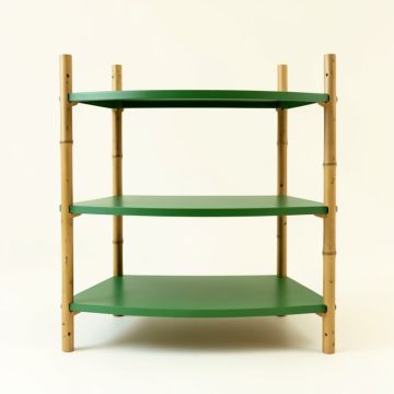 Stone Bluff Empty Seed-Starting Shelving Unit Without Lights - Green (synthetic illustration; no displayed measurements)