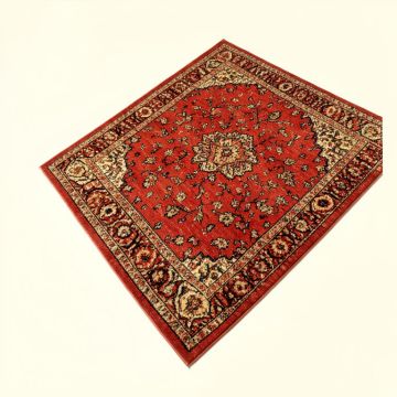 Hillsby Ikat Garnet/Saffron Area Rug (synthetic illustration; no displayed measurements)