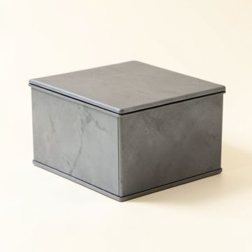Popp Marble Like Steel Bread Box (synthetic illustration; no displayed measurements)