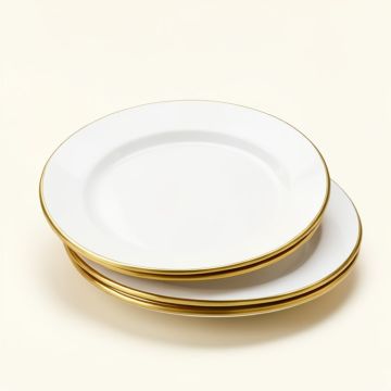 Nature Melamine Salad Plate Set (synthetic illustration; no displayed measurements)