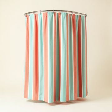 Liesel Striped Single Shower Curtain (synthetic illustration; no displayed measurements)