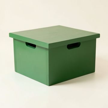 Hill Bend Low Toy Storage Unit - Green (synthetic illustration; no displayed measurements)
