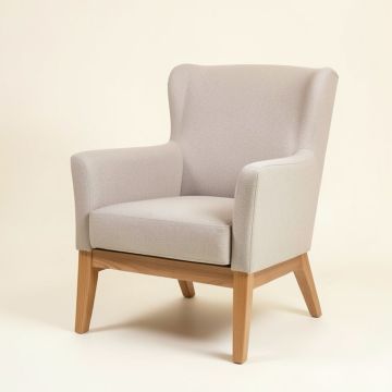 Cueto 31 '' Wide Polyester Wingback Chair (synthetic illustration; no displayed measurements)